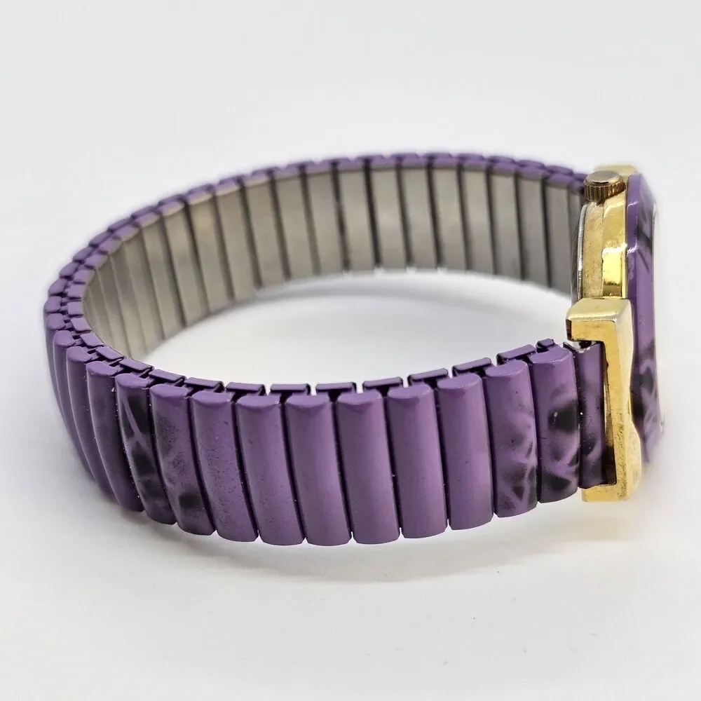 Lafayette Women's‎ Watch 27MM Cream Dial Purple Expandable Band 6